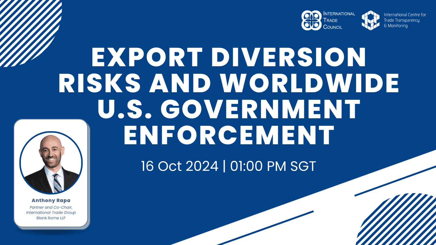 Export Diversion Risks and Worldwide U.S. Government Enforcement