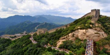 The Great Wall of China, a historic marvel that has withstood the test of time, stands as a symbol of the rich cultural heritage of China. This magnificent structure spans thousands of kilometers,