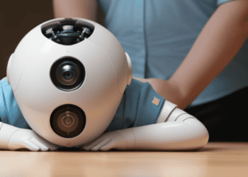 A robot is laying down on a table in Australia.