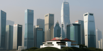 The Former Bank of China Tower dominates the city skyline in Hong Kong as a historical landmark. This iconic building once played a significant role in the financial sector under the leadership of its Chairman. However