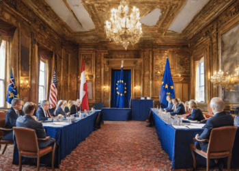 EU and US delegates at the 4th TTC Ministerial meeting in Luleå, Sweden. Transatlantic partnership. - Supply Chain News