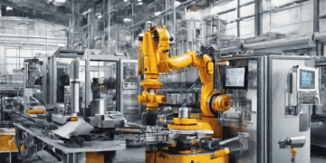 Automated robotic arm on a modern assembly line, showcasing Industry 4.0 manufacturing technology. - Supply Chain News