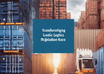 Trucks transporting cargo containers; Transforming Logistics digitization race. - Supply Chain News