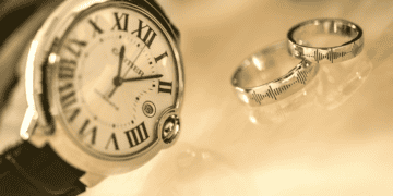 Cartier watch and wedding rings with soundwave engravings. Luxury goods. - Supply Chain News