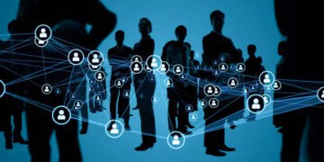 A group of people standing in front of a network of people, highlighting the Niger Coup and its impact on local populations and broader global issues.