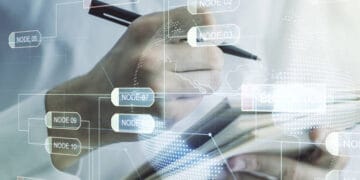 Person analyzing data on a tablet, Shanghai lockdown economic impact. - Supply Chain News