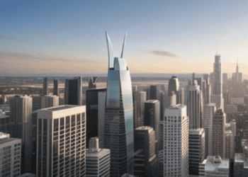 Lendlease announces a global aerial view of the Chicago skyline.