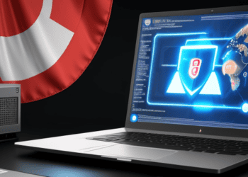 A laptop with a Turkish flag on it, showcasing the pride of Turkey.