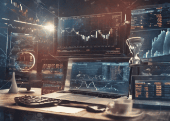 Stock market data displayed on multiple screens, showcasing technological innovations in trading. - Supply Chain News