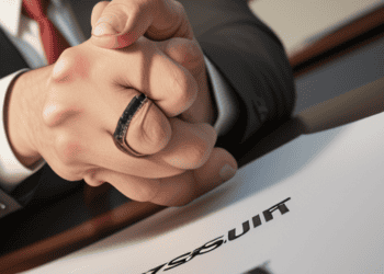 A CEO in a suit with a ring on his finger involved in misconduct at BP.