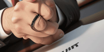 A CEO in a suit with a ring on his finger involved in misconduct at BP.