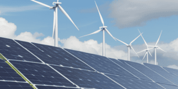 Solar panels and wind turbines generate renewable energy in the Philippines. Challenges remain to meet 2025 goals. - Supply Chain News