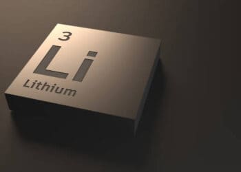 The element lithium, known for its construction and stardust power, is shown on a brown background.
