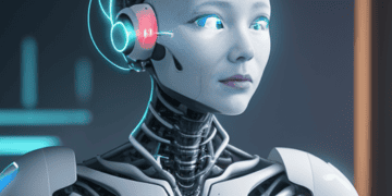An AI-powered female robot designed for futuristic settings, while also raising concerns about unregulated use.