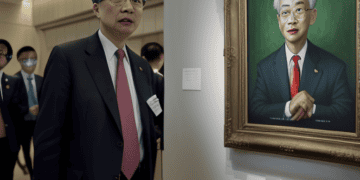 An official from Hong Kong wearing a suit is featured in an article by the Wall Street Journal.