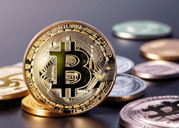 An Australian entrepreneur's bitcoin sits atop a pile of coins, symbolizing their involvement in a crypto scheme.