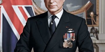 A man in a suit sitting in front of a New Zealand flag.