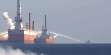 Oil tanker and support vessels in the Red Sea, following a reported incident impacting oil prices. - Supply Chain News