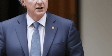 A man in a suit and tie standing in front of a building, representing the Australian Government's $10 billion response to cost of living pressures.