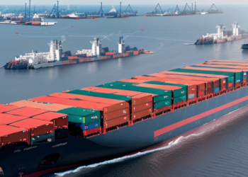Large container ship at sea, illustrating global supply chain complexities in 2024. - Supply Chain News