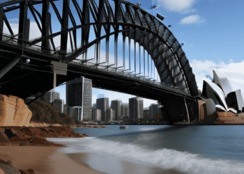 Sydney Harbour Bridge is an iconic landmark in Australia's cityscape, serving as a symbol of Sydney City. Despite recent challenges such as budget rebound and fiscal restraint, the bridge continues to attract millions of