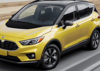 The 2019 Ford Escape, a gas-powered car, is driving down the road.