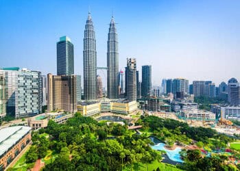 Kuala Lumpur, Malaysia - Urban security in Kuala Lumpur: stock pictures, royalty-free images.