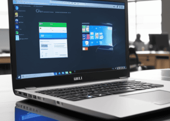 Dell laptop displaying a programmatic advertising dashboard. Q4 2023 supply chain efficiency analysis. - Supply Chain News