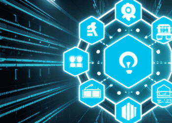 Hexagon network illustrating cognitive supply chain solutions. - Supply Chain News