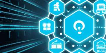Hexagon network illustrating cognitive supply chain solutions. - Supply Chain News
