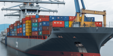 Container ship docked at port, illustrating EU supply chain challenges. - Supply Chain News