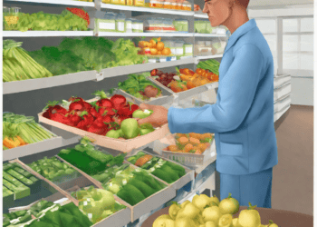 A man in a blue shirt working for USAID.