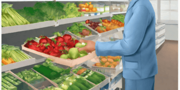 A man in a blue shirt working for USAID.