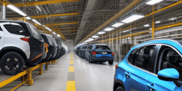 Auto assembly line showcasing efficient vehicle production and supply chain resilience. - Supply Chain News