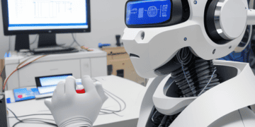 Technology Research and Development: Photos showing technology R&D, which could include lab settings or engineers at work, to underscore the innovation behind AI hardware.