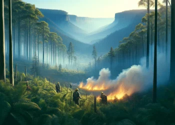 Blue Mountains National Park Conducts Major Fire Risk Mitigation Burn