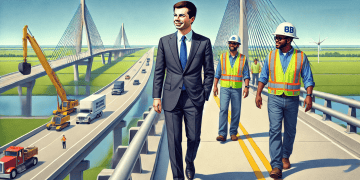 U.S. Transportation Secretary Pete Buttigieg Tours Mississippi Infrastructure