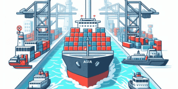 Asia Port Snarls Spread with Ship Delays Expected to Last Into August