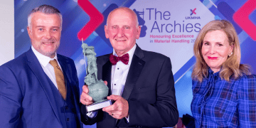 Mike Barton, Managing Director at B&B Attachments wins Lifetime Achievement Award at UKMHA Awards