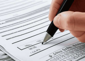 Close-up of a hand signing a legal document, possibly related to the TD Bank money laundering settlement. - Supply Chain News