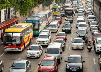 DOTr Helpers Support Commuters at EDSA Busway Nepa Q-Mart Station