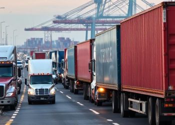Traffic Slows at Los Angeles Ports Amid New Tariffs