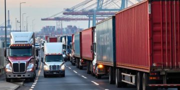 Traffic Slows at Los Angeles Ports Amid New Tariffs